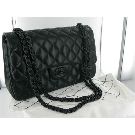 chanel black hardware flap bag|chanel flap bag price.